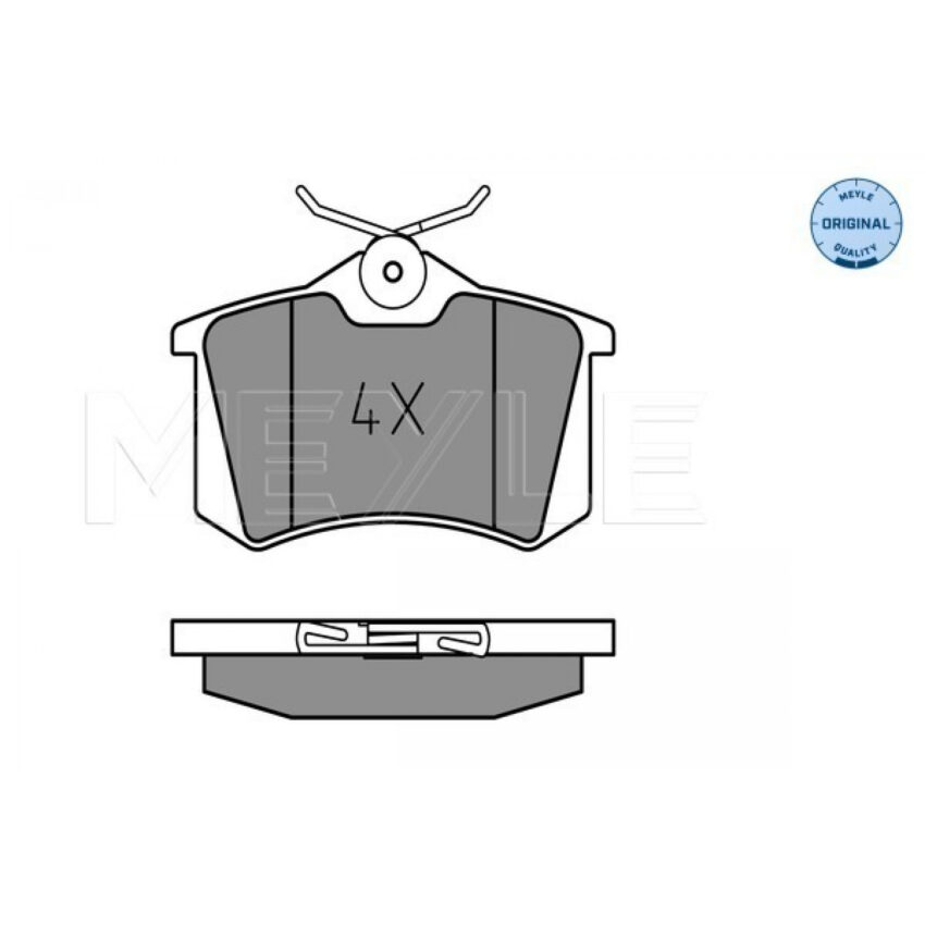 Brake Pad Set, disc brake MEYLE 025 209 6117