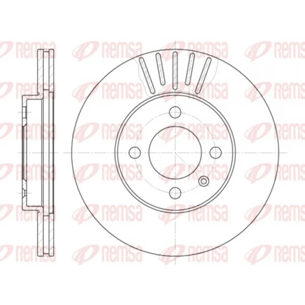 Brake Disc REMSA 6175.10
