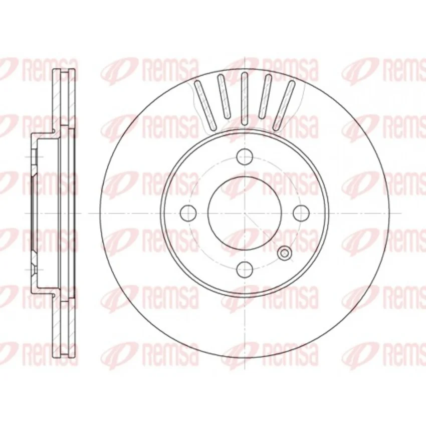 Brake Disc REMSA 6175.10