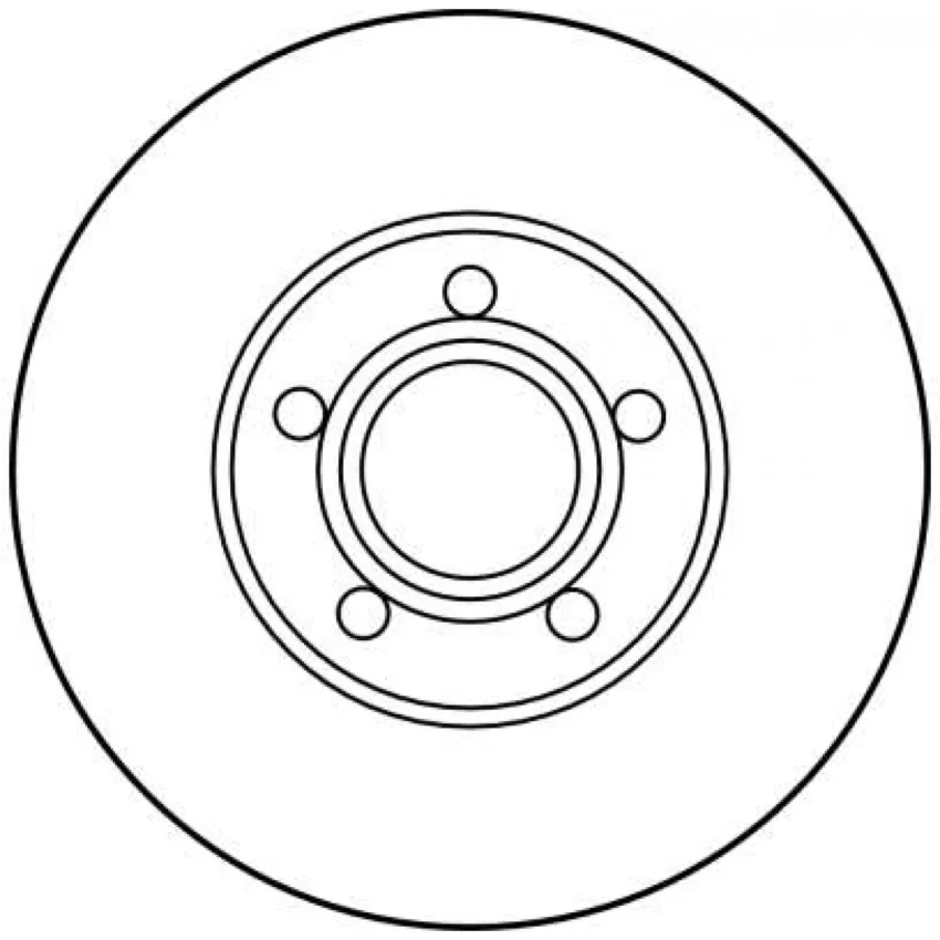 Brake Disc TRW DF2652