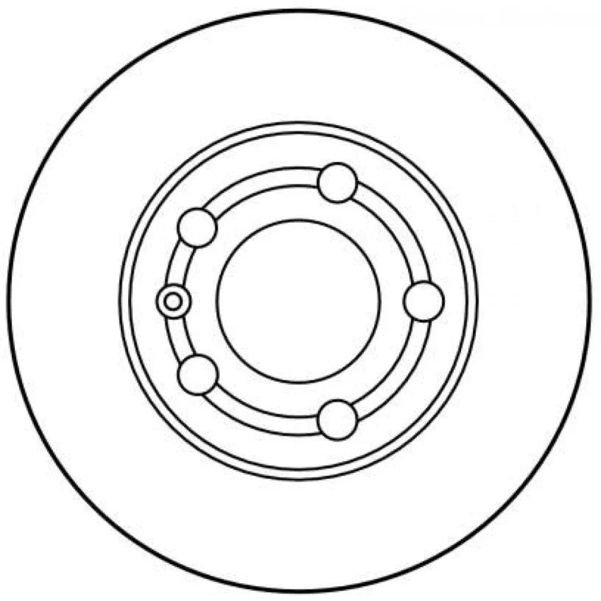 Brake Disc TRW DF2805