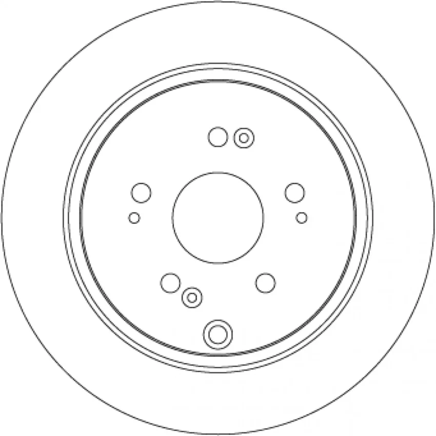 Brake Disc TRW DF7374