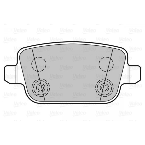 Brake Pad Set, disc brake VALEO 301935