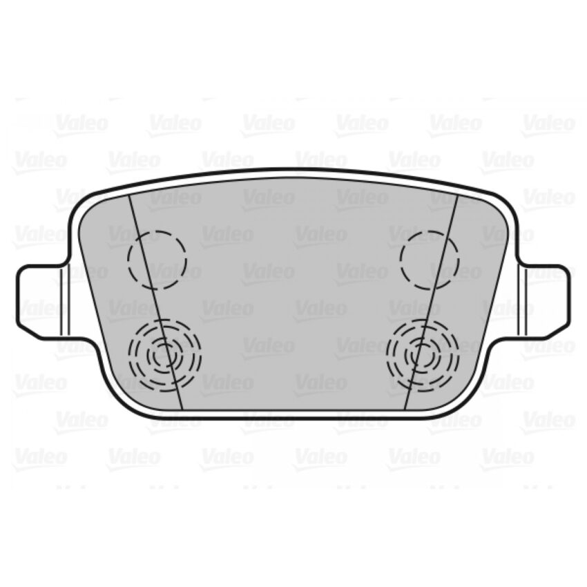 Brake Pad Set, disc brake VALEO 301935