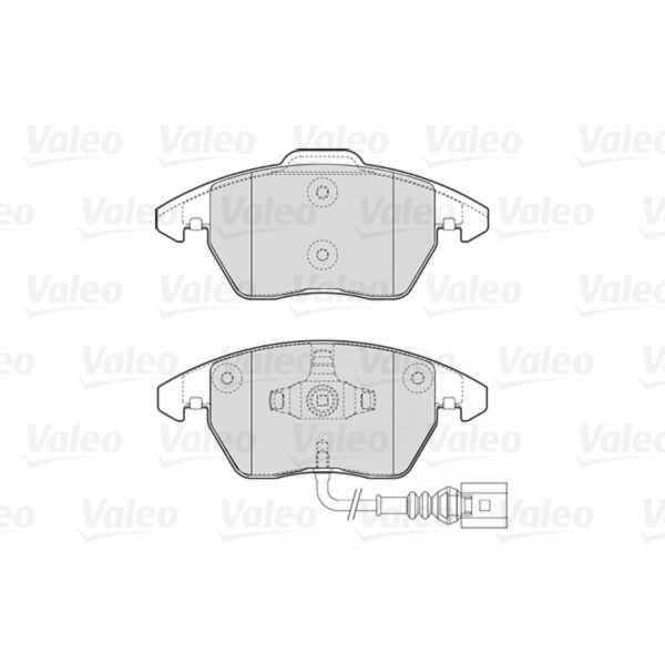 Brake Pad Set, disc brake VALEO 301635