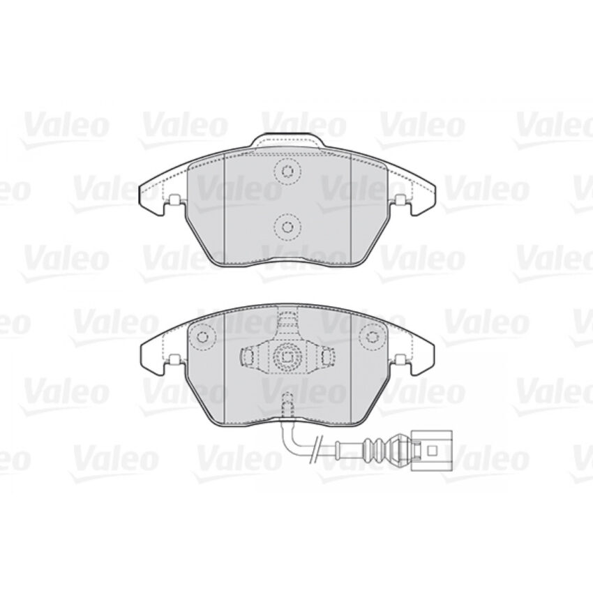 Brake Pad Set, disc brake VALEO 301635