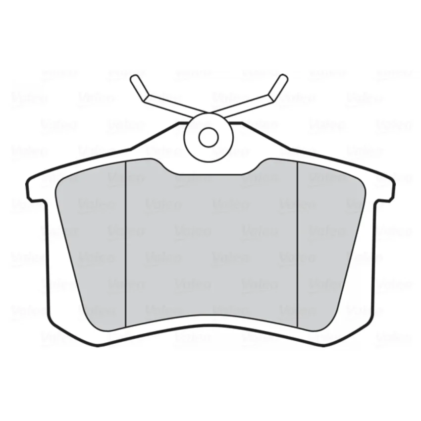 Brake Pad Set, disc brake VALEO 301463