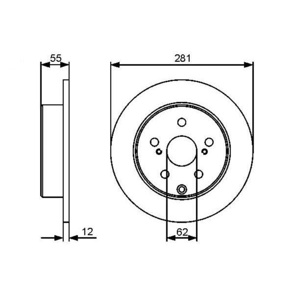 Brake Disc BOSCH 0 986 479 419