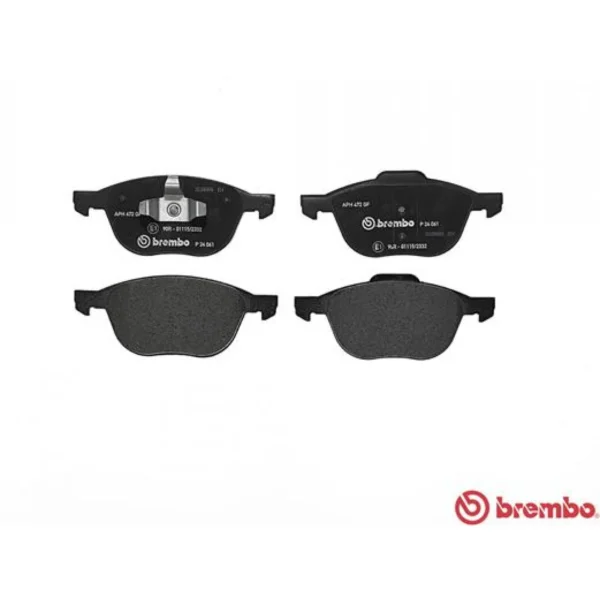 Brake Pad Set, disc brake BREMBO P 24 061