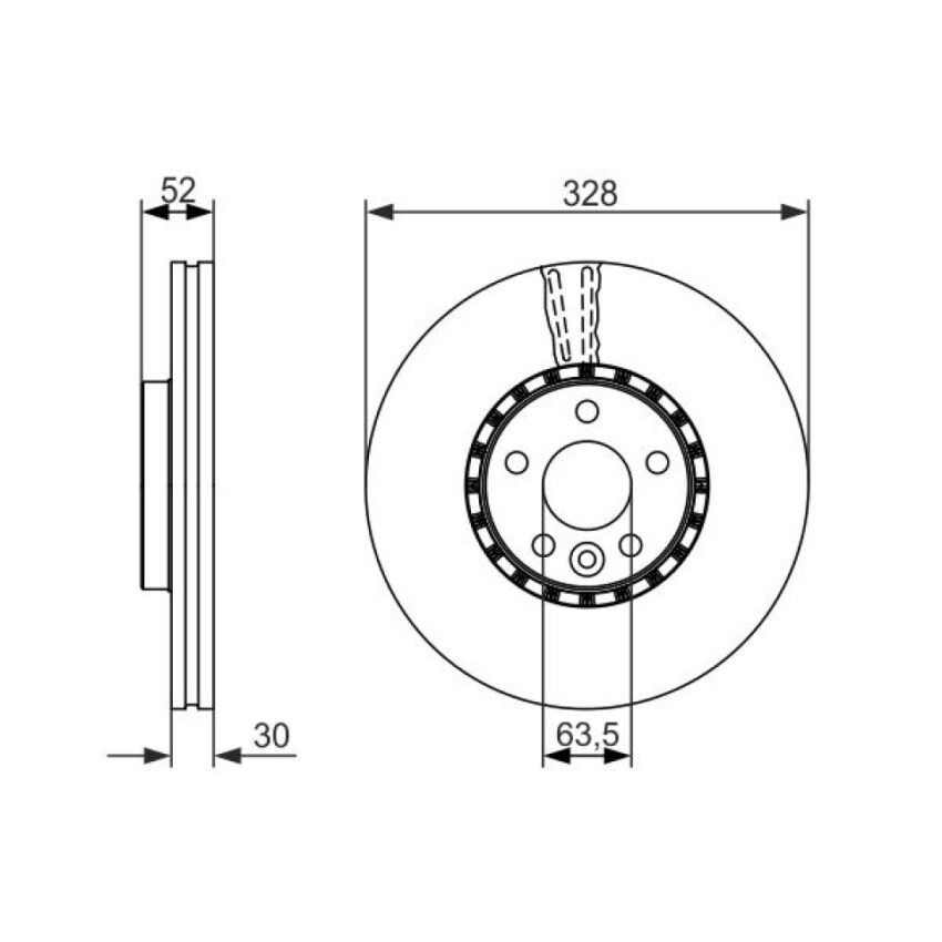 Brake Disc BOSCH 0 986 479 621