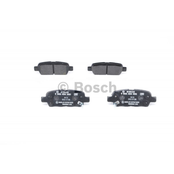 Brake Pad Set, disc brake BOSCH 0 986 494 090
