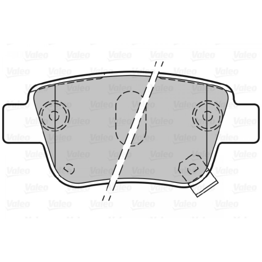 Brake Pad Set, disc brake VALEO 301812