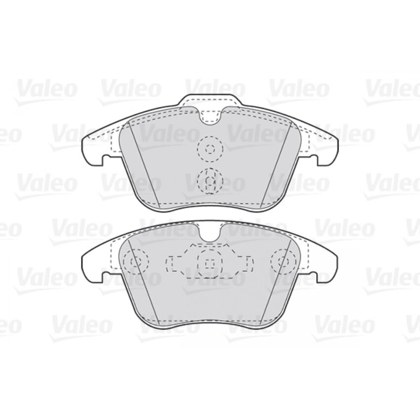 Brake Pad Set, disc brake VALEO 301879