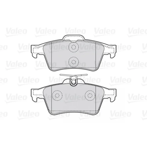 Brake Pad Set, disc brake VALEO 301783