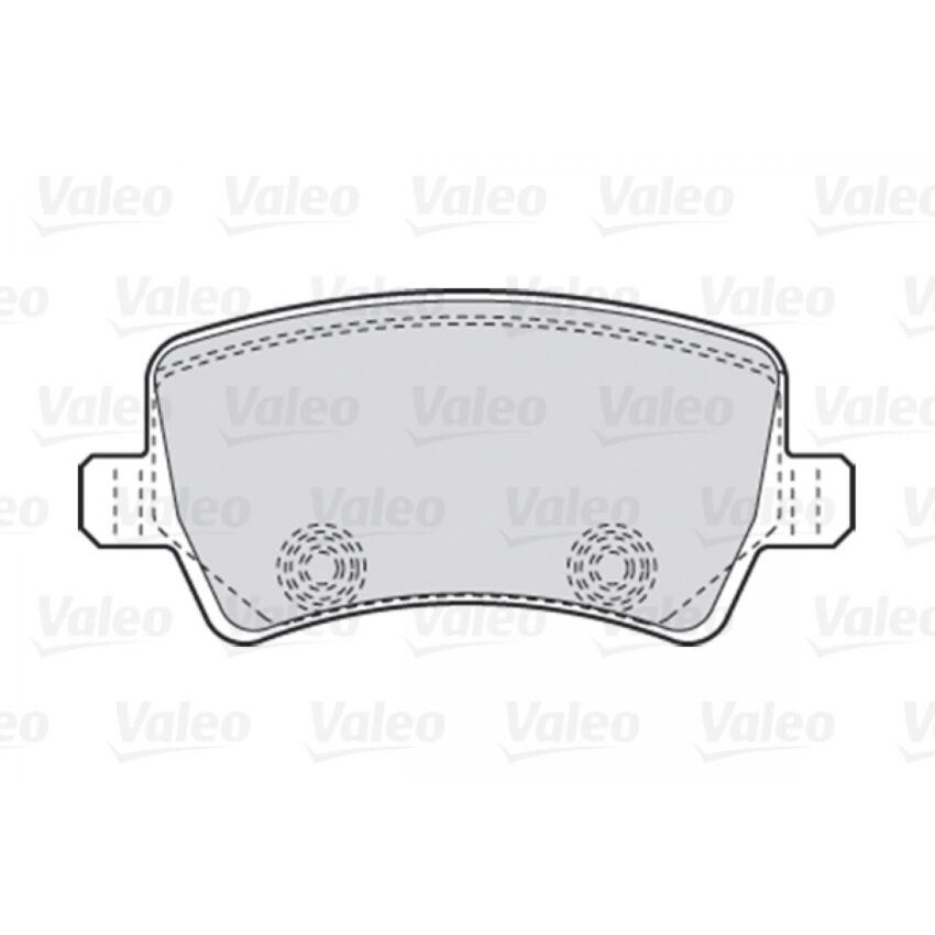 Brake Pad Set, disc brake VALEO 301928