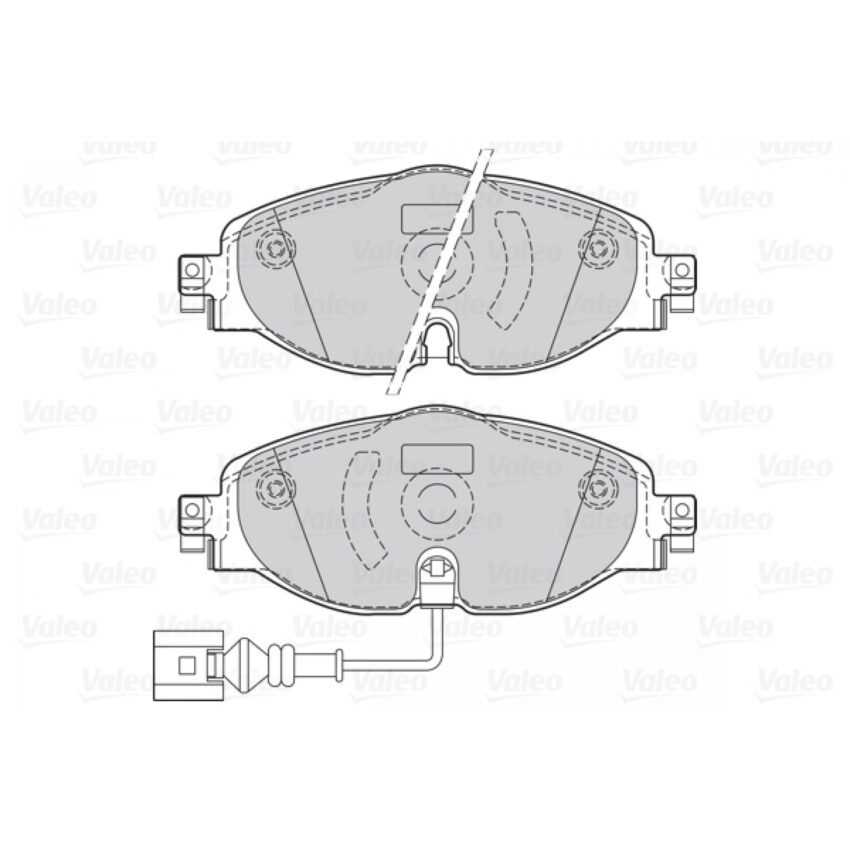 Brake Pad Set, disc brake VALEO 302145