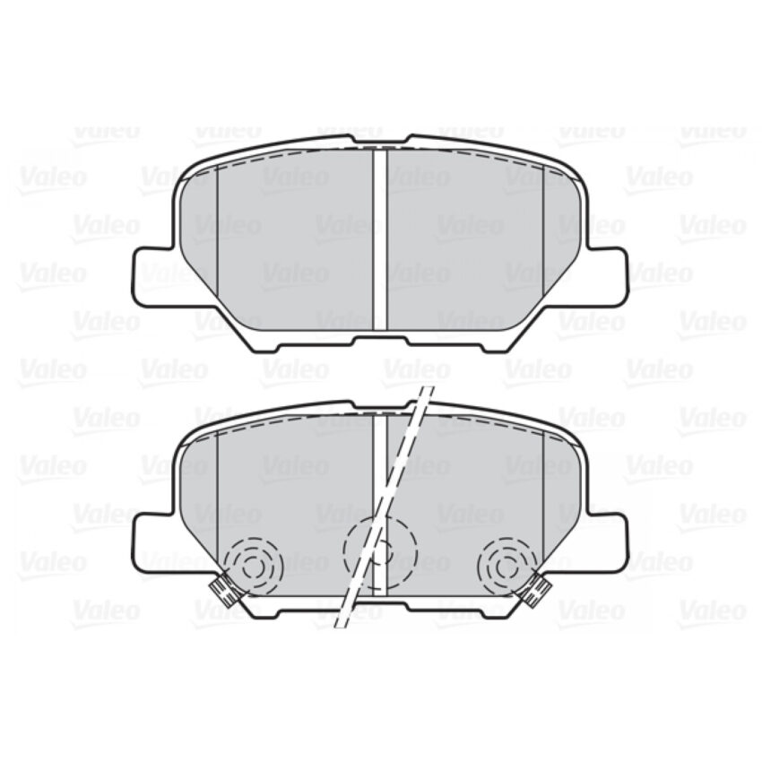 Brake Pad Set, disc brake VALEO 302152