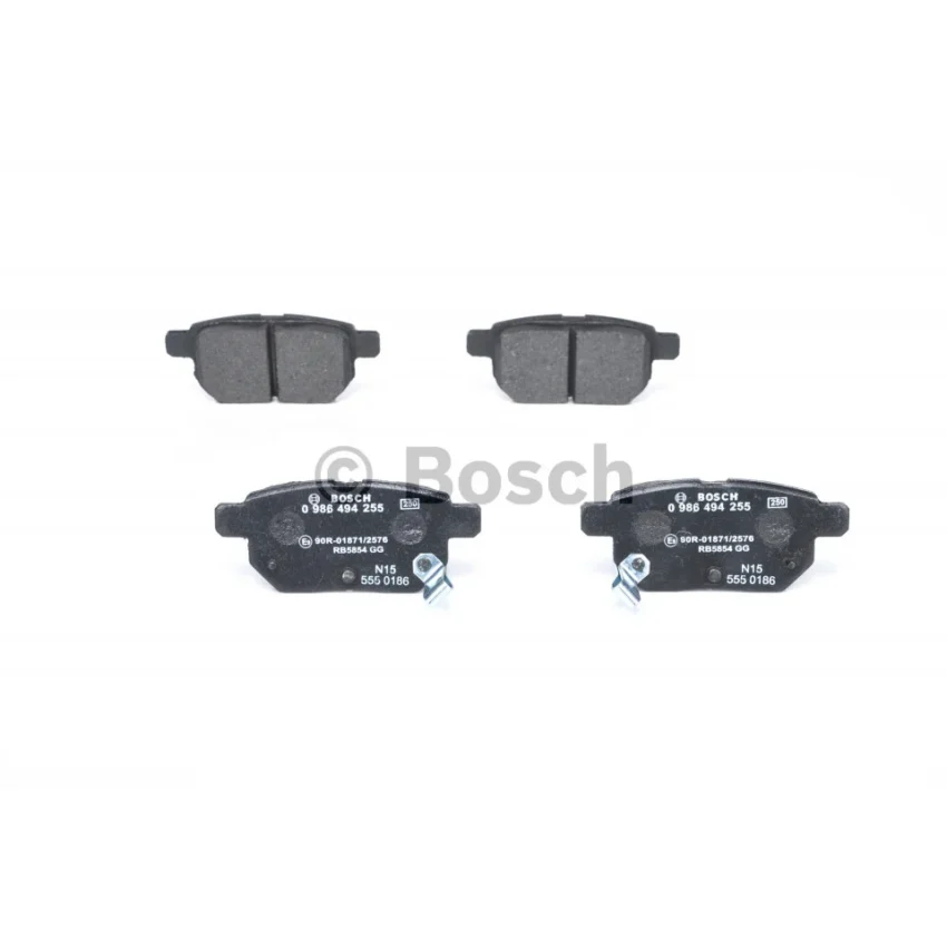 Brake Pad Set, disc brake BOSCH 0 986 494 255