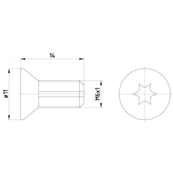 Bolt, brake disc TEXTAR TPM0012