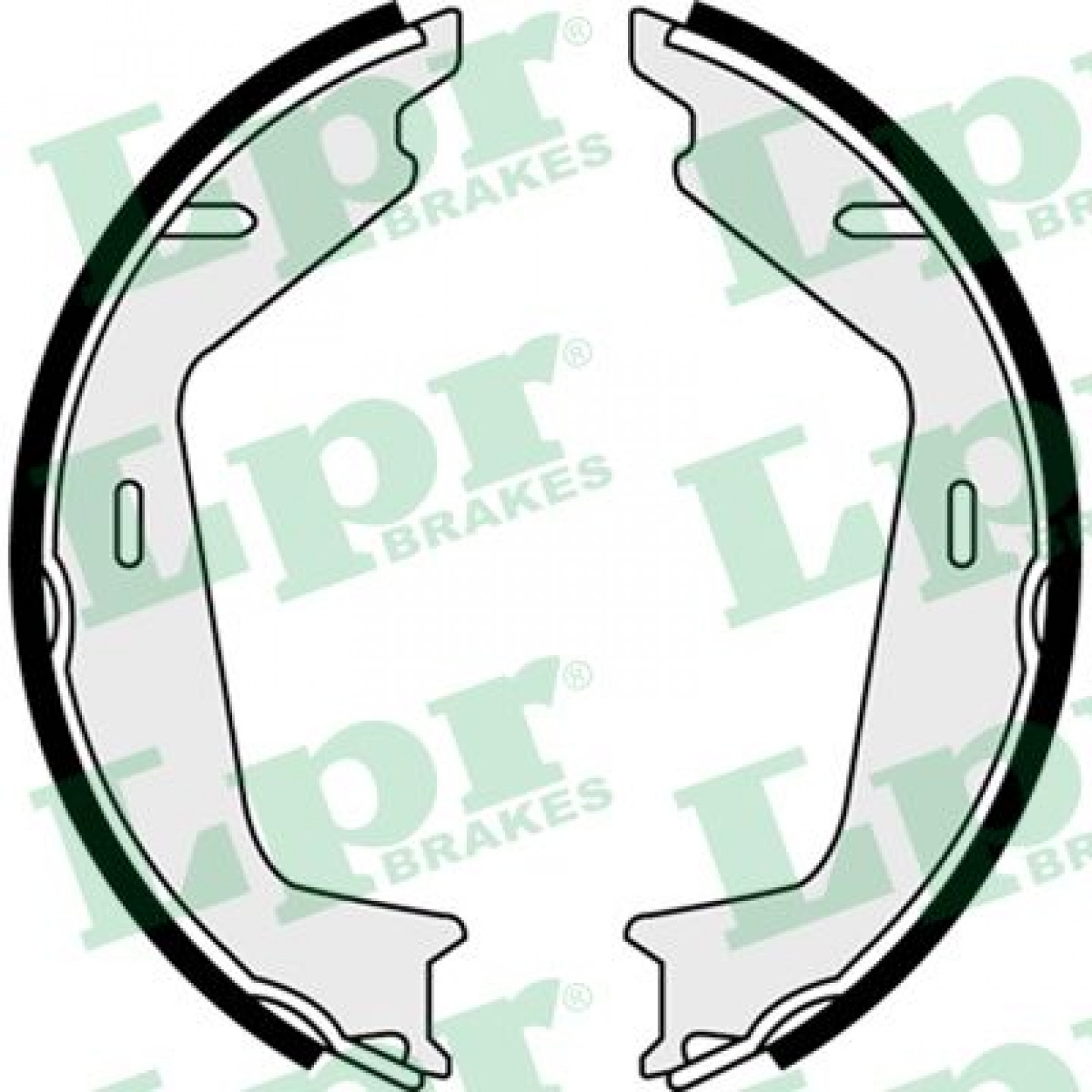 Brake Shoe Set, parking brake LPR 08260