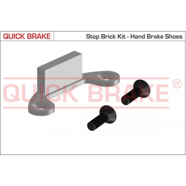 Accessory Kit, parking brake shoes QUICK BRAKE 105-0481
