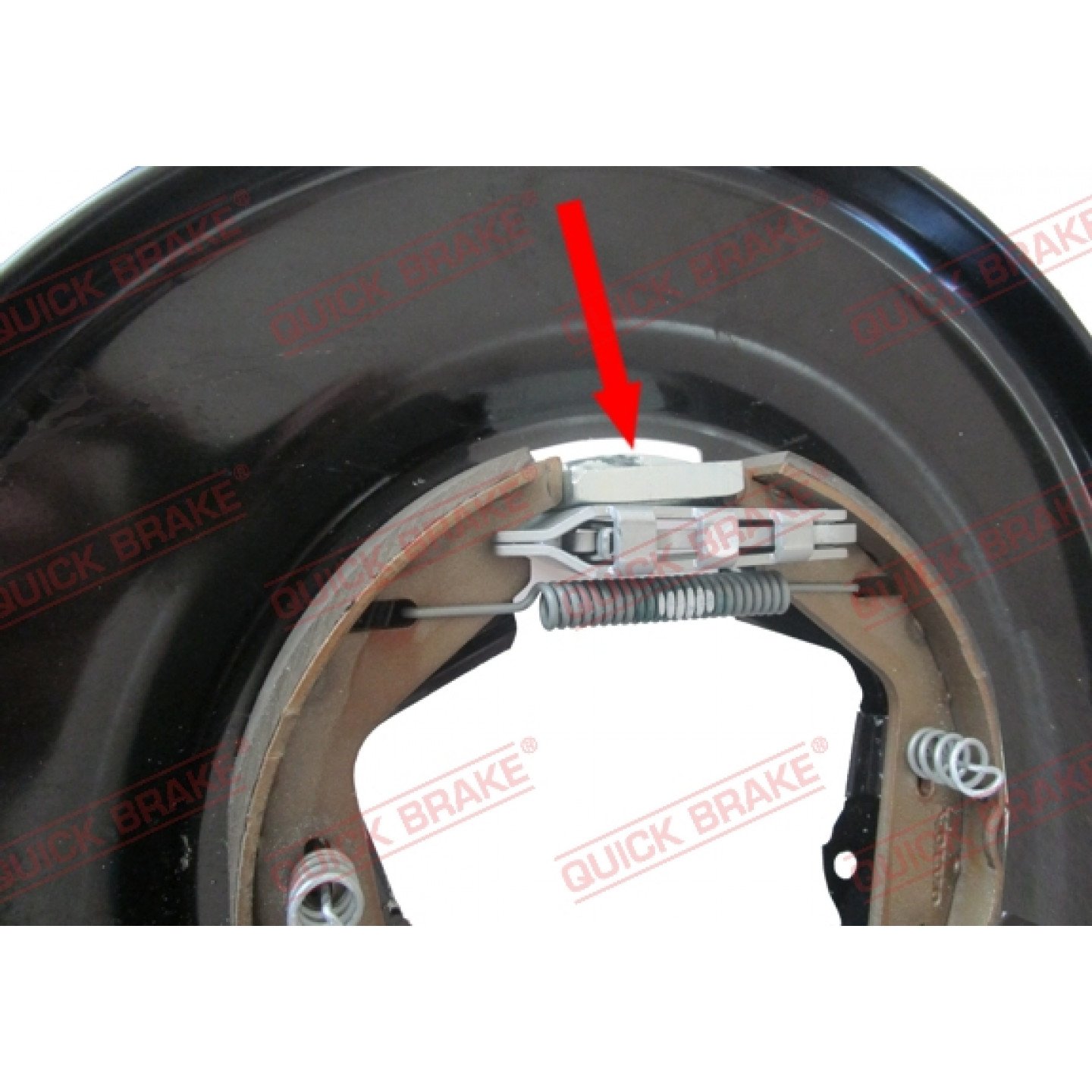 Accessory Kit, parking brake shoes QUICK BRAKE 105-0481