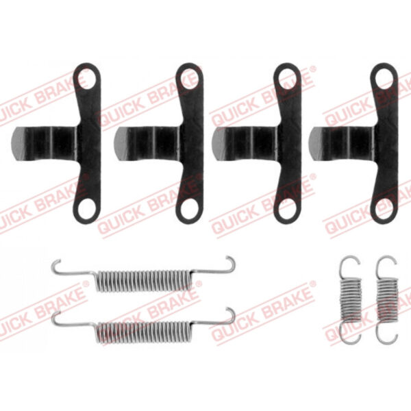 Accessory Kit, parking brake shoes QUICK BRAKE 105-0594