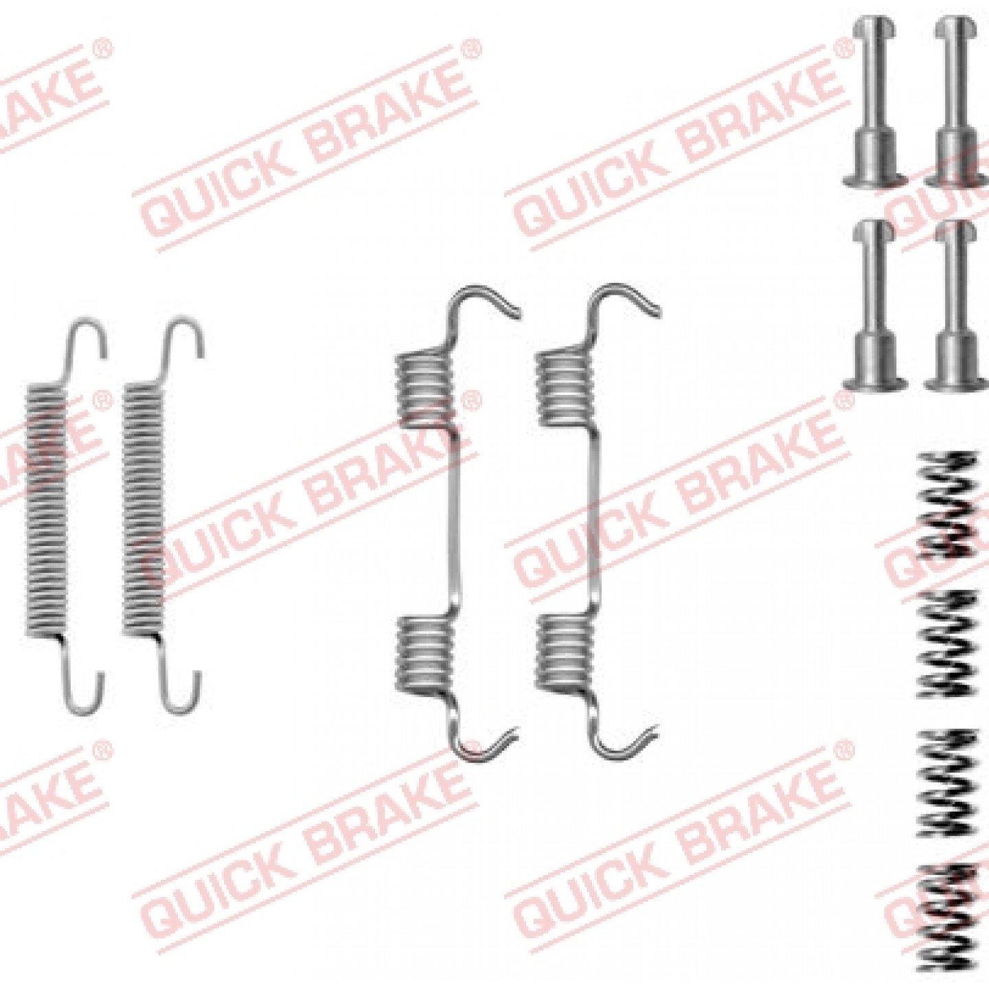 Accessory Kit, parking brake shoes QUICK BRAKE 105-0801