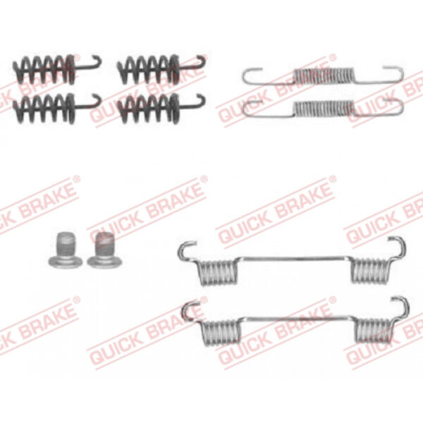 Accessory Kit, parking brake shoes QUICK BRAKE 105-0874