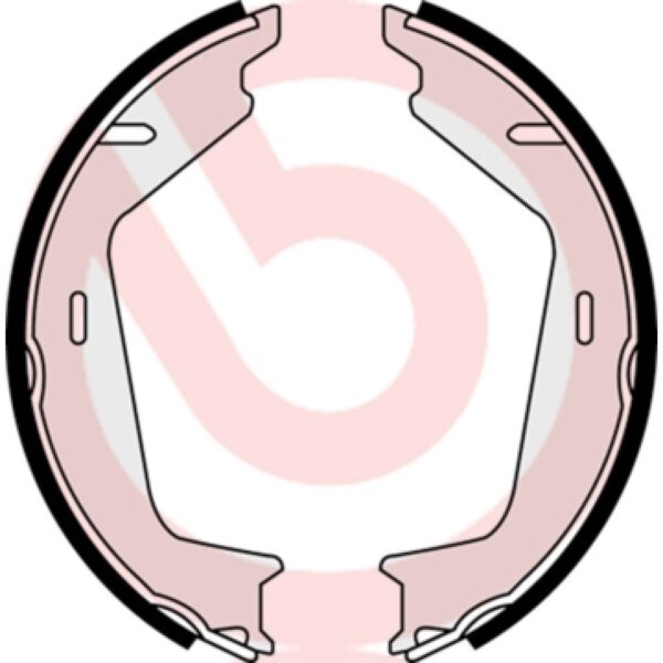 Brake Shoe Set, parking brake BREMBO S 86 511